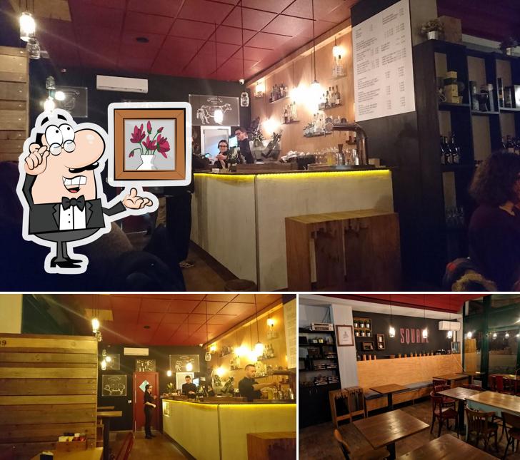 Dai un'occhiata agli interni di SQUARE - Seasonal Burger & Craft Beer