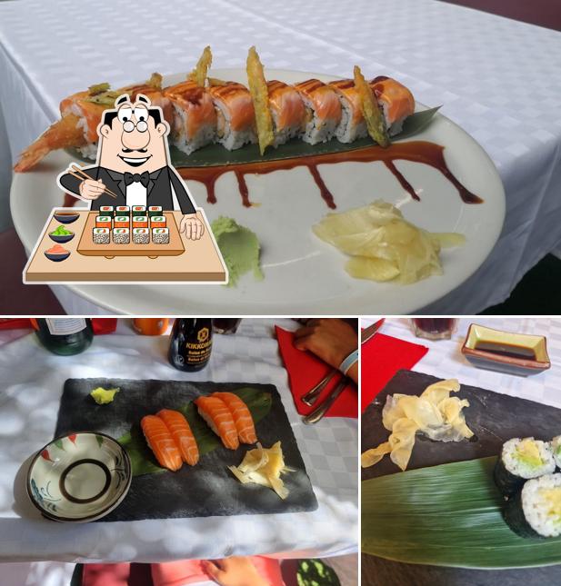 Scegli le varie opzioni di sushi
