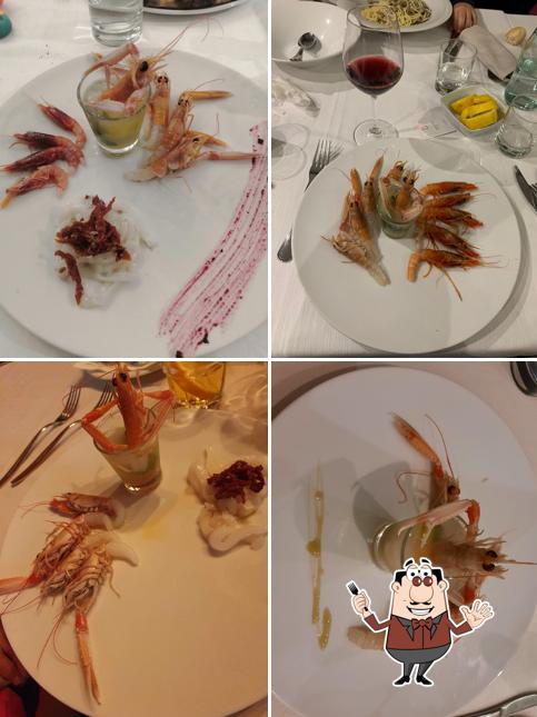 Scampi al Ristorante Colombo