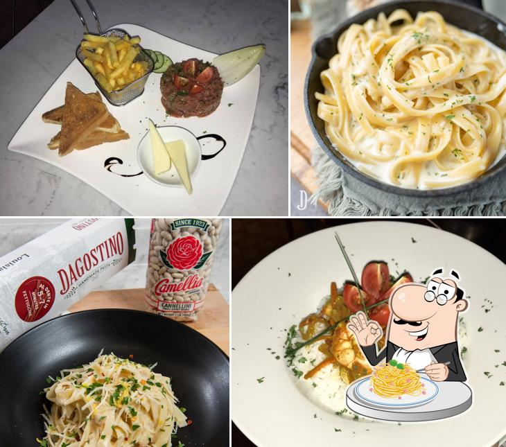 Spaghetti alla carbonara al D'Agostino Pasta