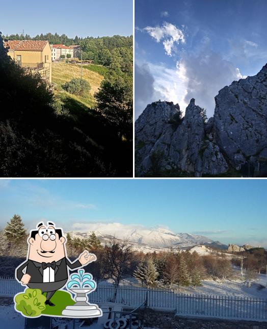 Gli esterni di Dimora Montagna Amica