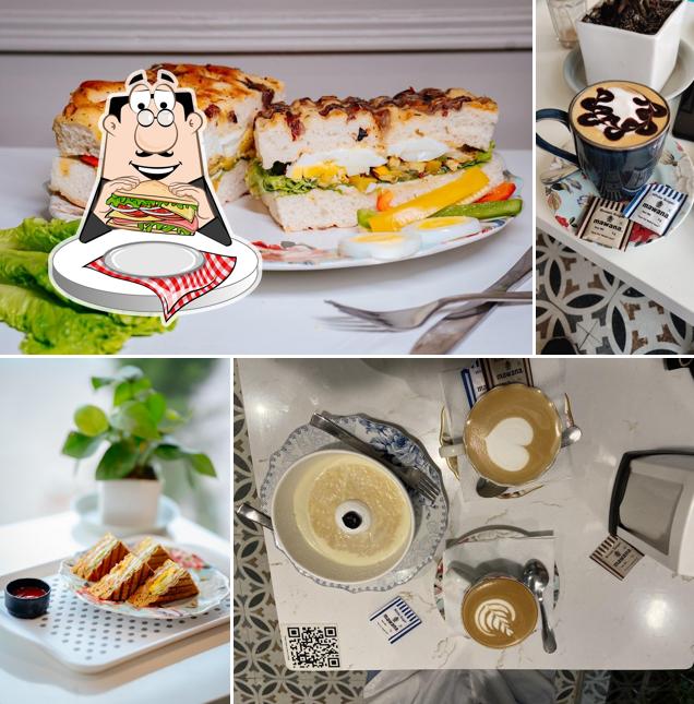 Club sandwich at HELDIG COFFEE & BAKERY