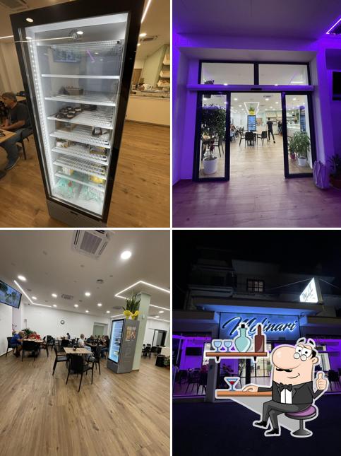 Gli interni di Molinari bistrot