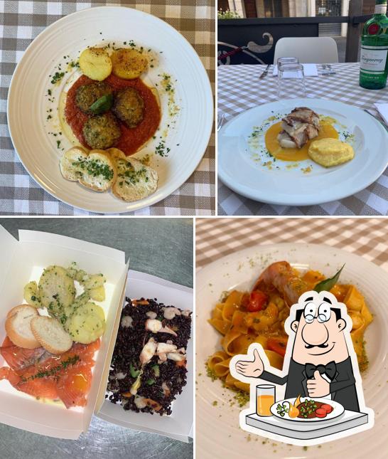 Platti al Osteria Dei Boci