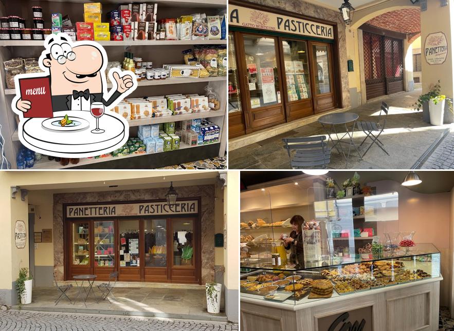 Cibo al Panificio Pasticceria Gatto Monticone