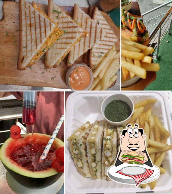 Club sandwich at The Corner Stop