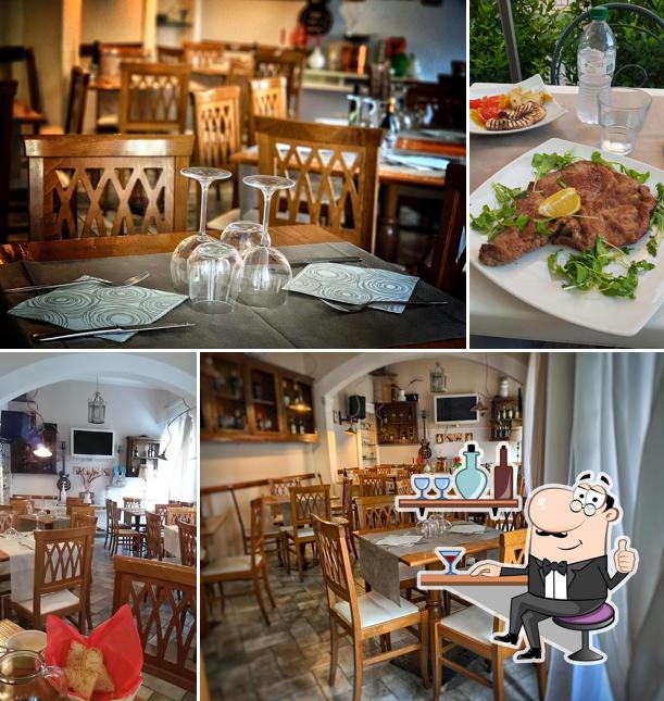 Gli interni di Gallery Cafe ristorante pizzeria
