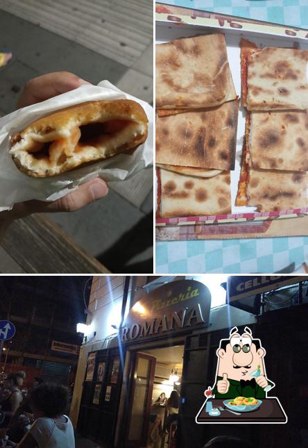 Pizzeria Romana si caratterizza per la cibo e bancone da bar
