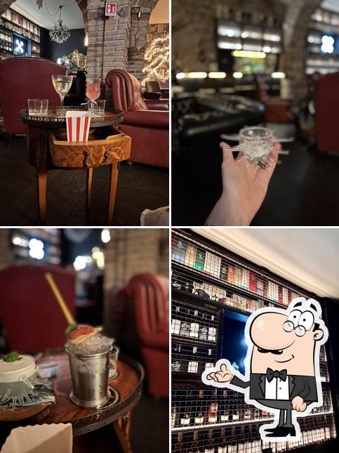 Gli interni di The Race Club Roma Speakeasy - Cocktail Bar -
