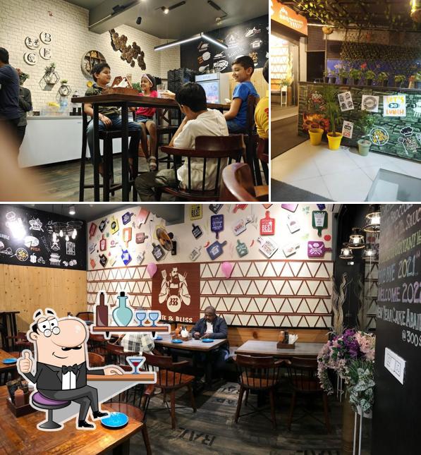 The interior of Bite & Bliss