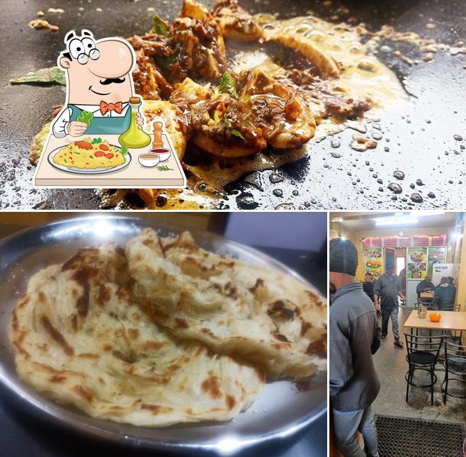 Check out the picture displaying food and interior at HOTEL MUGHAL beef spot parota point chiken briyani center