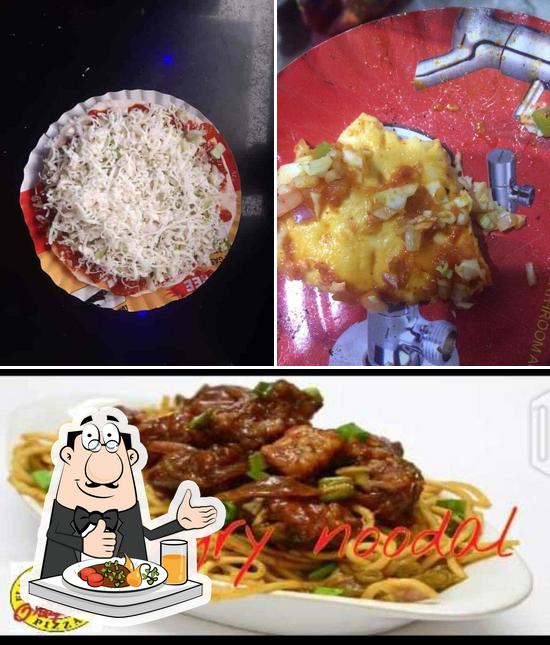 Food at Hungry Pizza Corner
