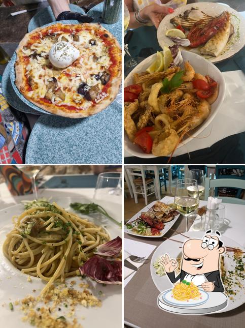Spaghetti alla carbonara al La Chiglia ristorante