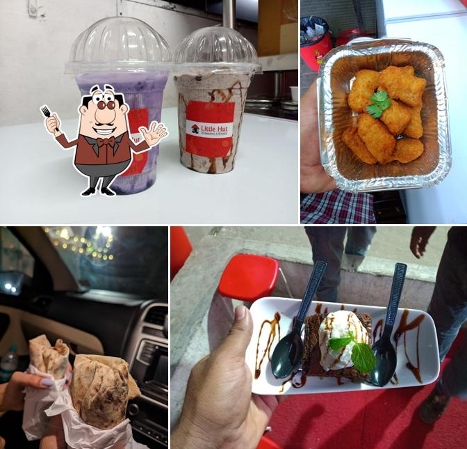 Food at Little Hut Shawarma & Shakes