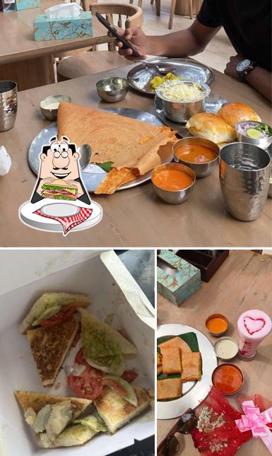 Club sandwich at Mutuswami Cafe Pune