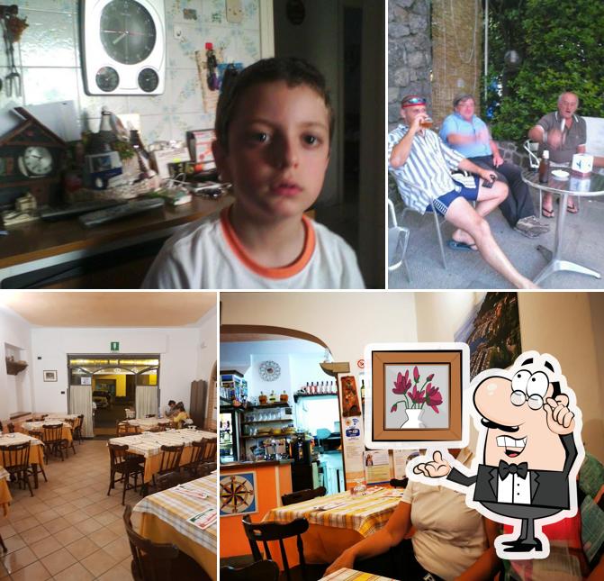 Gli interni di Pizzeria La Bussola