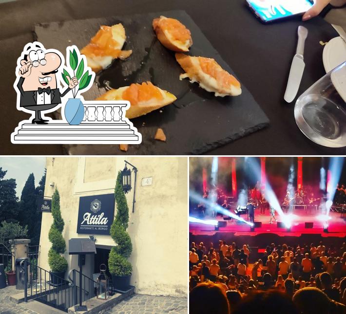 La immagine di esterno e cibo da Ristorante Attila
