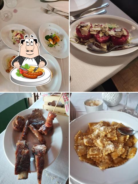 Cibo al Trattoria Lo Spiedo