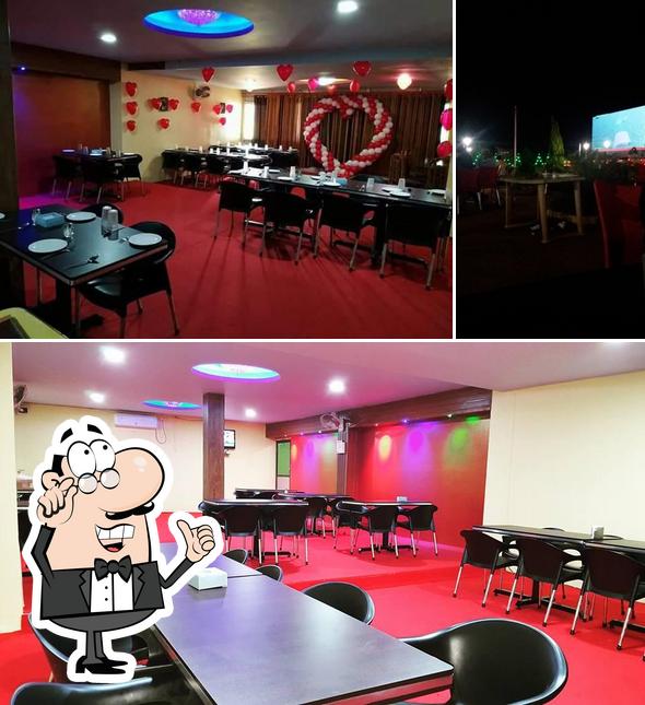 The interior of Samarth Krupa Family Restaurant