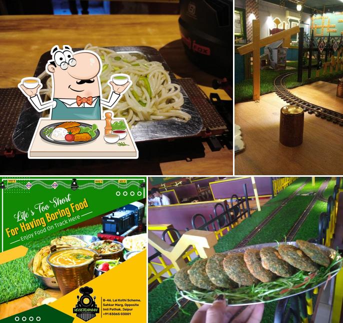 Food at Vegetrainian - The Train Restaurant