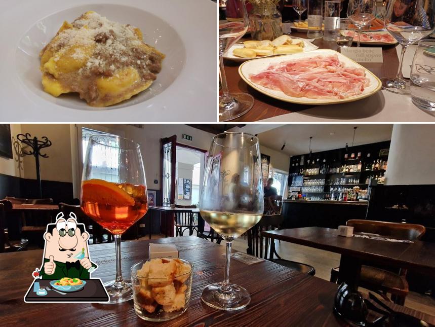 Cibo al Trattoria Tre Corone
