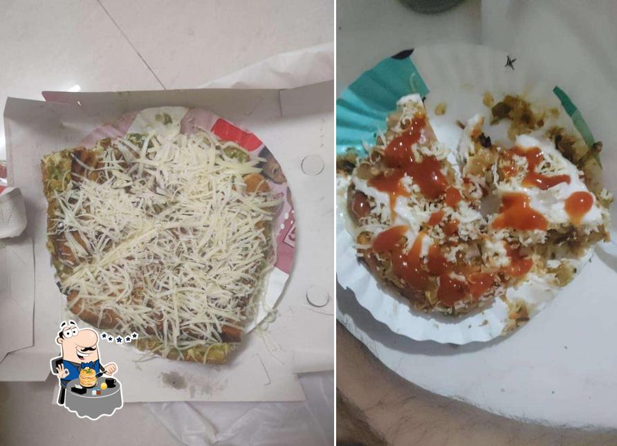 Food at raju,s pizza and pavbhaji corner