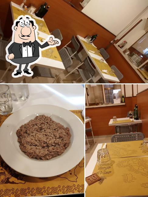 Caffe' Ricci si caratterizza per la interni e cibo