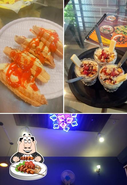 Food at Friends corner