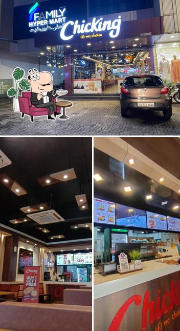 The image of Chicking’s interior and exterior