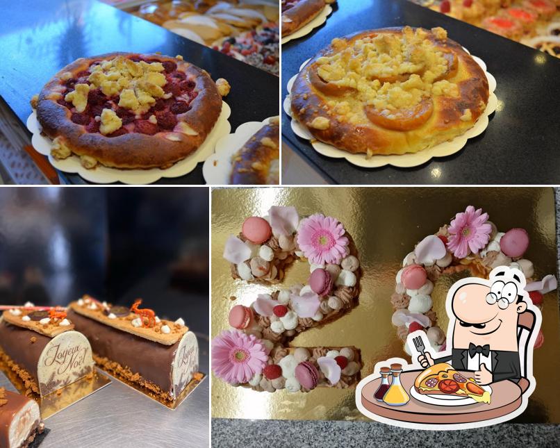 Prenez des pizzas à Boulangerie pâtisserie Aux douceurs du blé