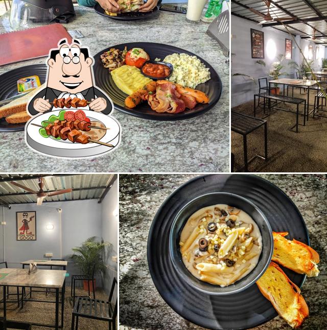 Food at GupShup Cafe