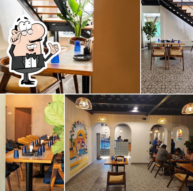 The interior of Mezze