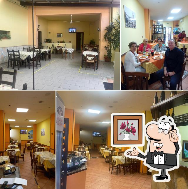 Gli interni di Osteria del Buongustaio