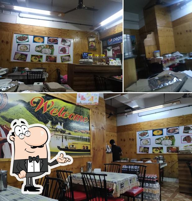 The interior of Achayan’s Kitchen (Kerala Kitchen)