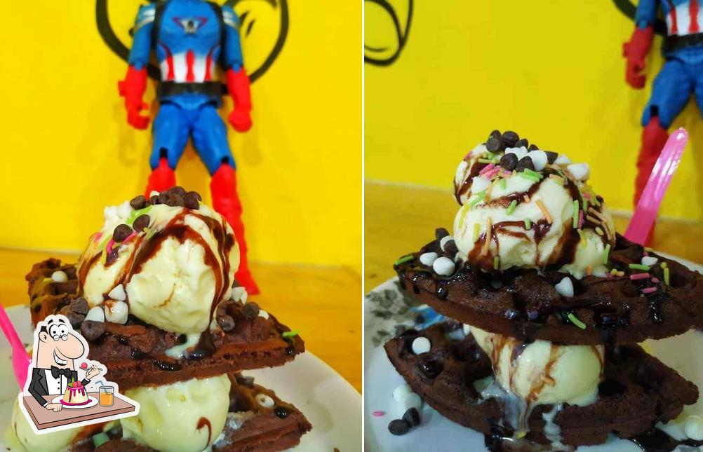 Belgian Waffle Love provides a selection of sweet dishes