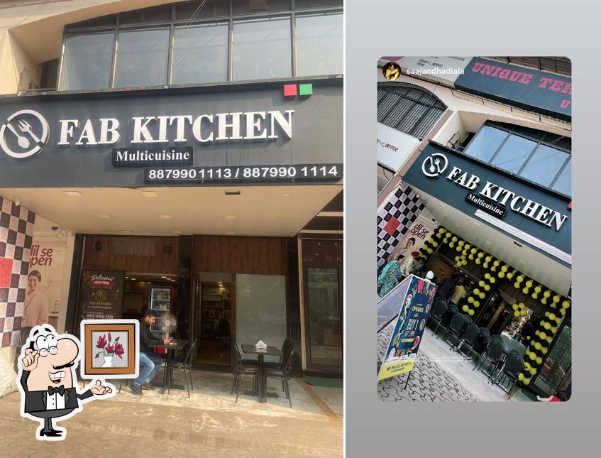 The interior of Fab Kitchen Kharghar