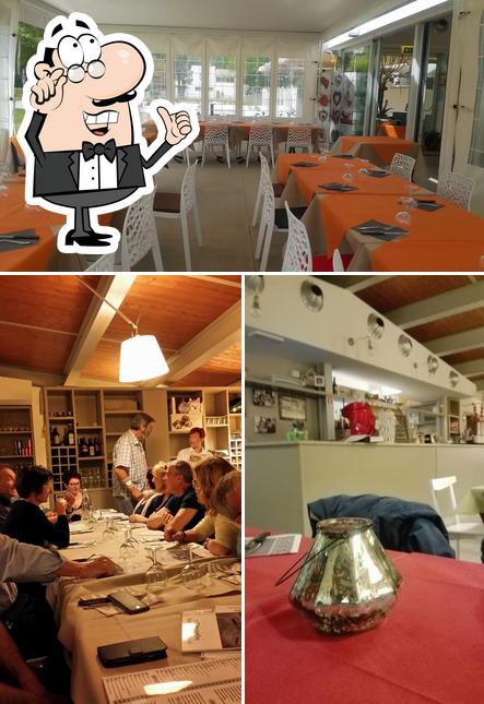 Gli interni di il ristorantino