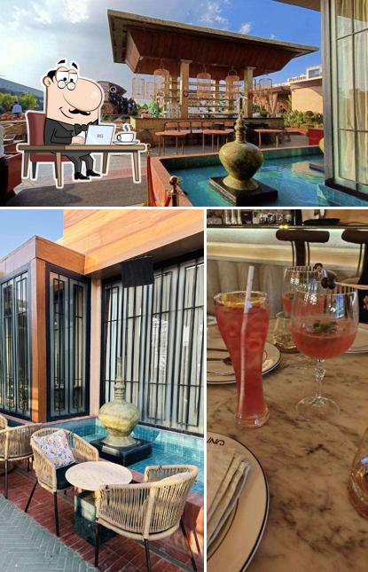 The interior of Klinq Pune