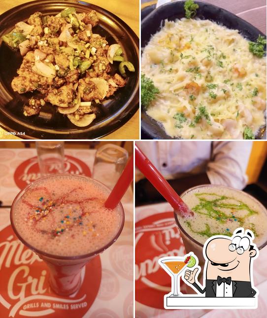 This is the photo depicting drink and food at Mexican Grill