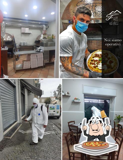 A Pizzeria fatt na pizz da (DANIELE), puoi goderti una bella pizza
