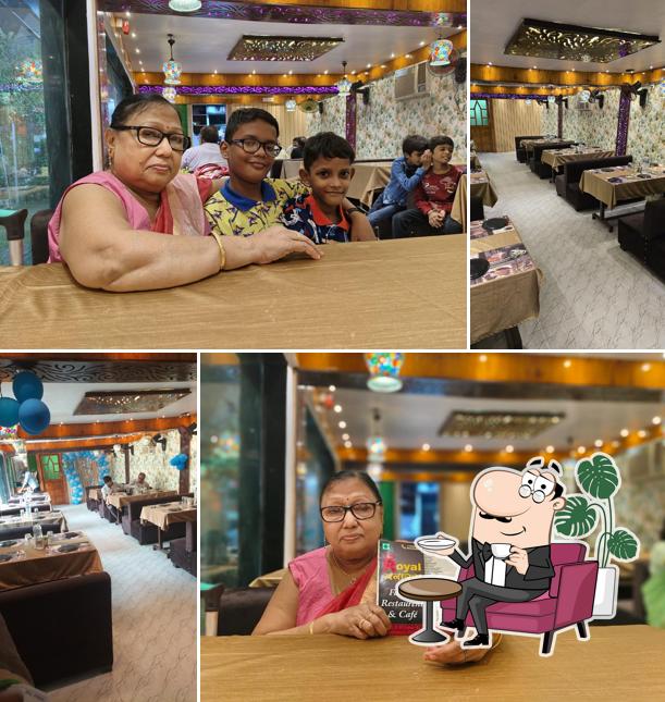 The interior of Royal Benaras Restaurant