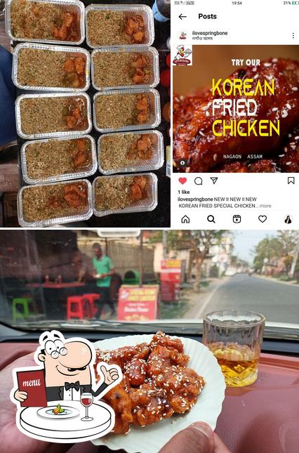 Food at SPRINGBONE FRIED CHICKEN
