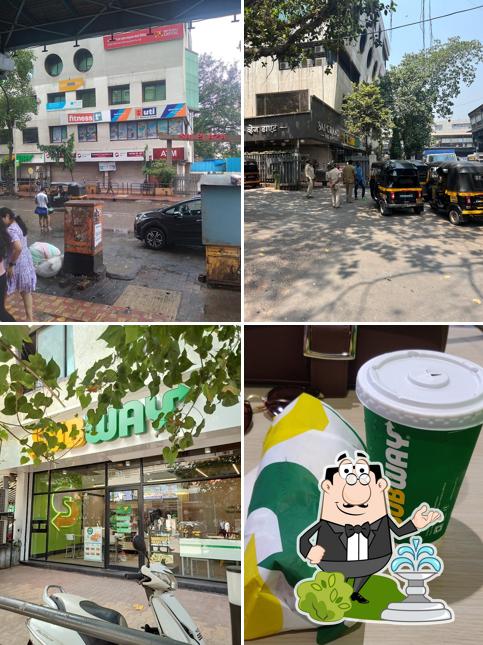 The exterior of Subway Ghatkopar East