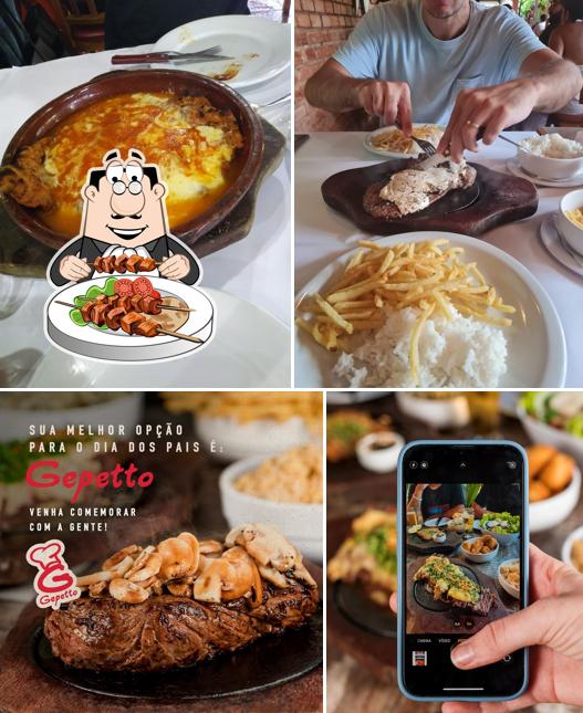 Platos en Restaurante Gepetto