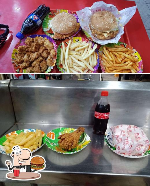 Order a burger at Fried Nation