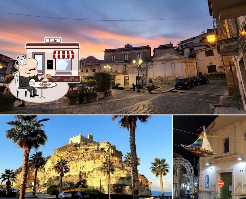 Goditi la vista dagli esterni di Pizzeria Santa Caterina
