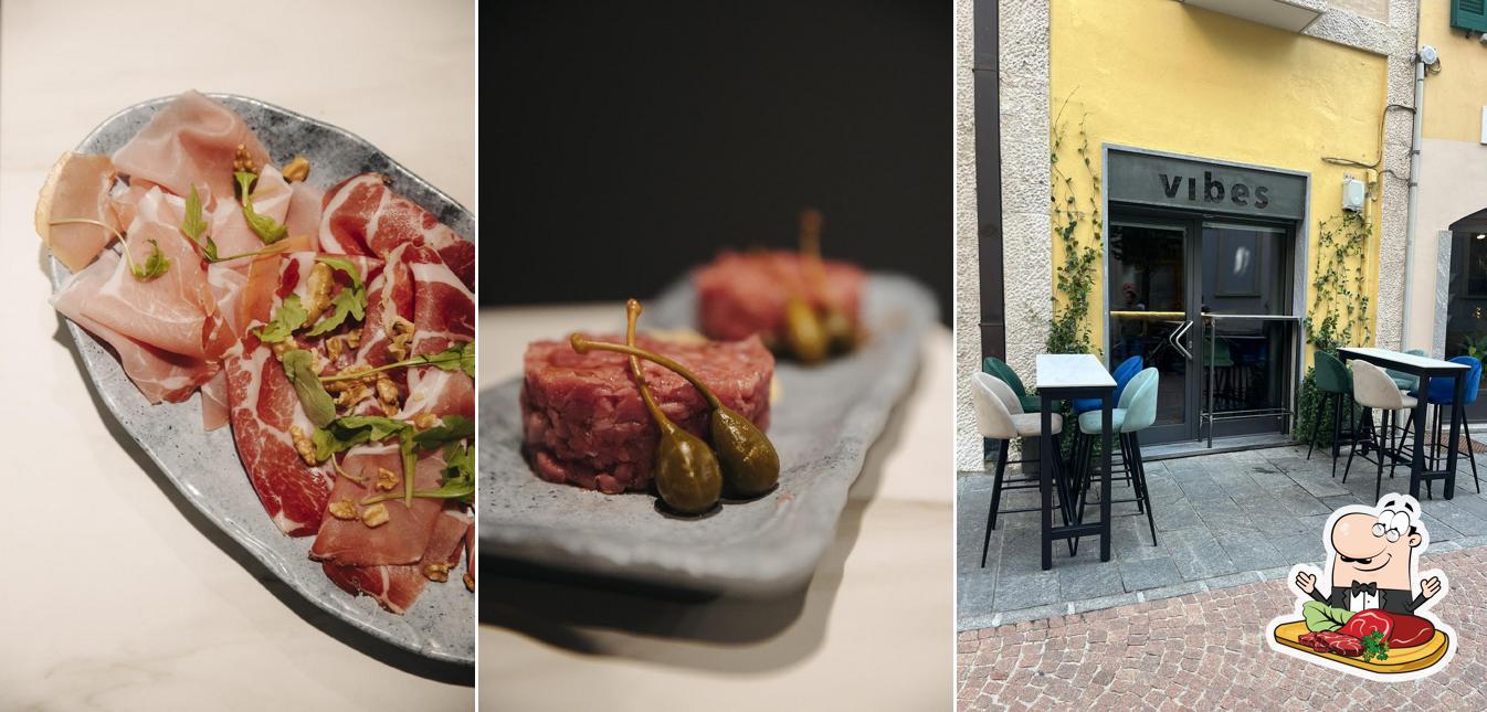 Carpaccio di manzo al Vibes Bar