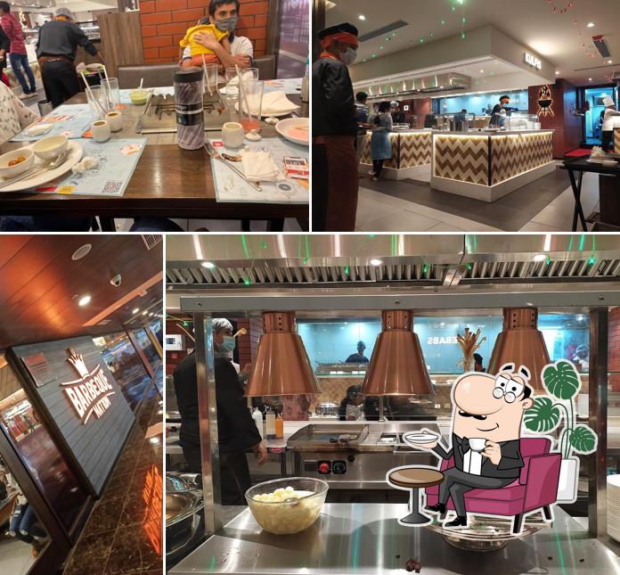 The interior of Barbeque Nation - Hyderabad - Miyapur