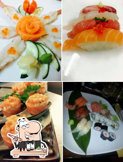 Prenditi le diverse opzioni di sushi