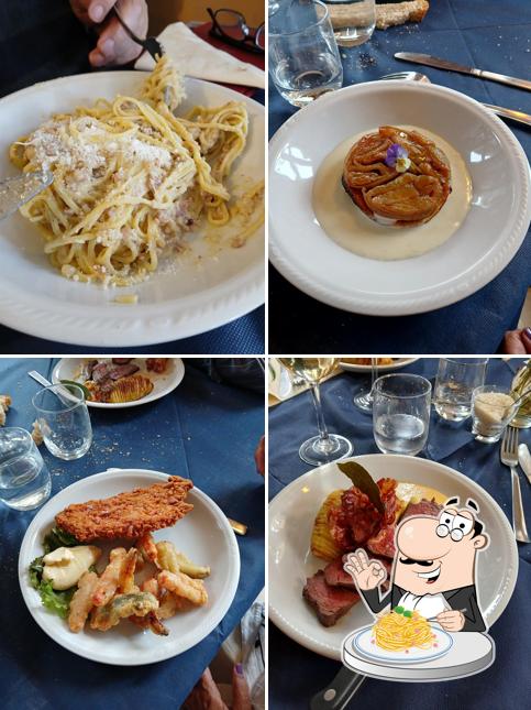 Spaghetti alla carbonara al RISTORANTE LA BAITA FIORITA